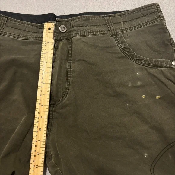 Kuhl Ramblr Shorts 40 42x10 Olive Green Cargo Lightweight Outdoor Hiking Pockets - Picture 4 of 8